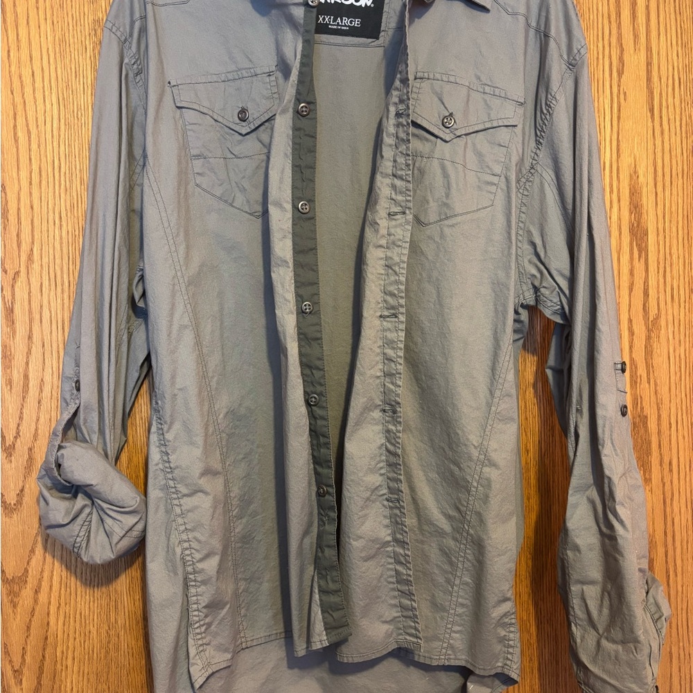 Carbon Men's Light Gray Shirt Jacket